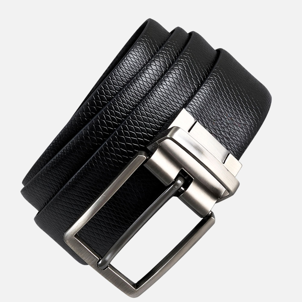 Premium Genuine Leather 2-in-1 Reversible Belt for Men (Free Size)